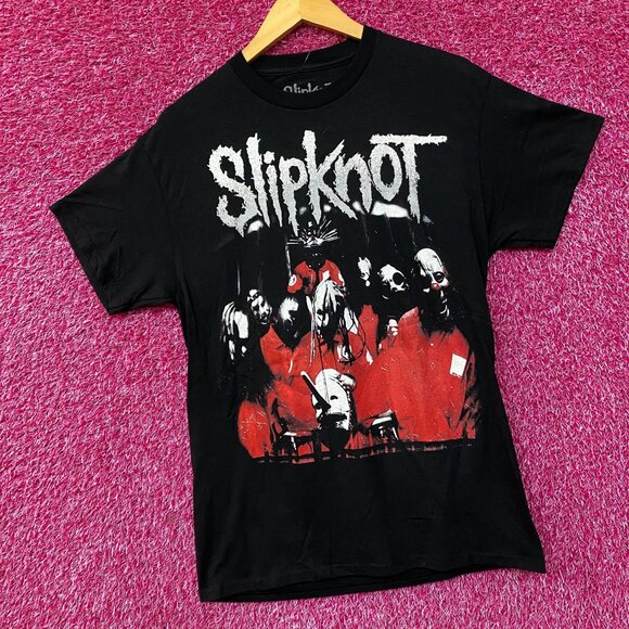 Slipknot Heavy Metal Band Self-Titled Album Cover Art T-Shirt Medium - Picture 1 of 4